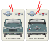 Morris Minor Tourer Series II 1952-54 Air Freshener